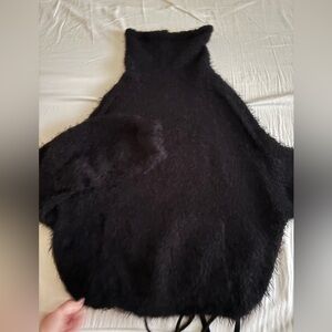 Free People fuzzy cowl neck sweater